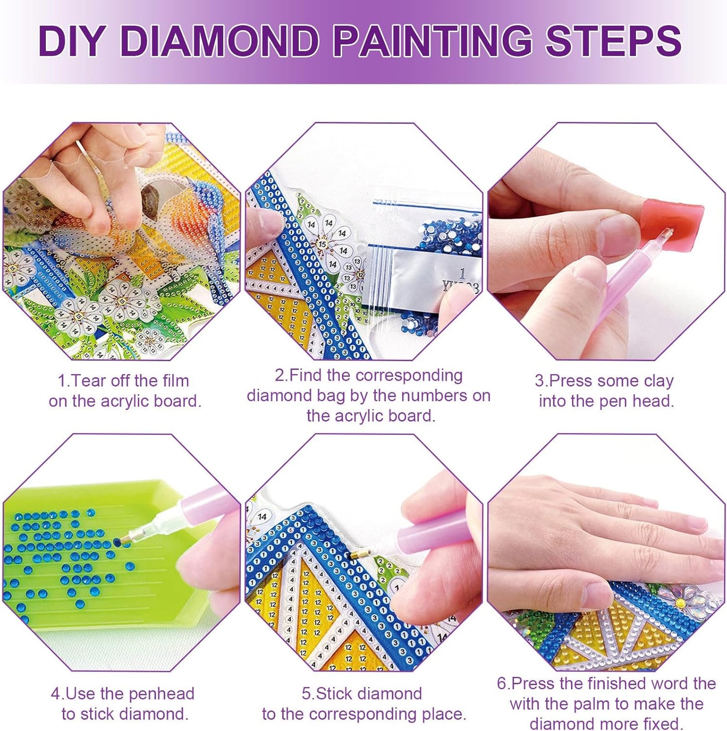 🔥LAST DAY 49% OFF - 🎨Beginner-friendly📅2026 Calendar Diamond Painting Kit DIY Diamond Art Desk Calendar for Home Office
